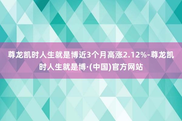 尊龙凯时人生就是博近3个月高涨2.12%-尊龙凯时人生就是博·(中国)官方网站