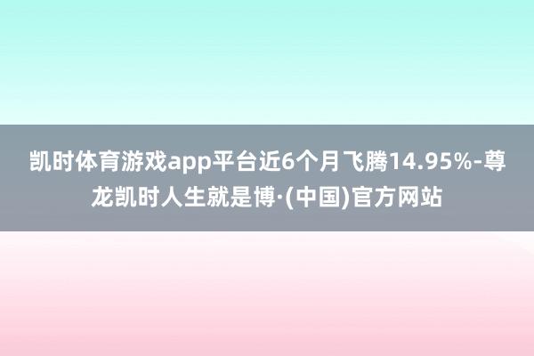 凯时体育游戏app平台近6个月飞腾14.95%-尊龙凯时人生就是博·(中国)官方网站