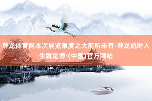 尊龙体育网本次展览限度之大前所未有-尊龙凯时人生就是博·(中国)官方网站